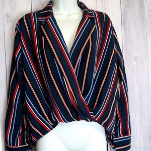 Forever 21 Striped Shirt Size S